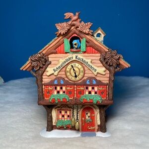 Dept 56 Schwarzwalder Kuckucksuhren Black Forest Cuckoo Clocks Alpine Village